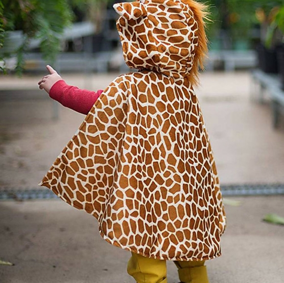 Great Pretenders Giraffe Baby Cape Costume, 6-12 months - Picture 3 of 9